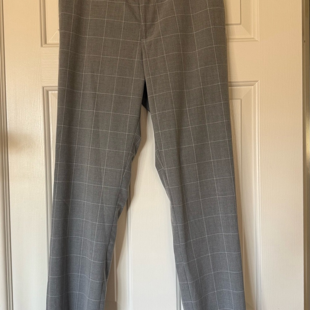 H&M Gray Checkered Men's Pants